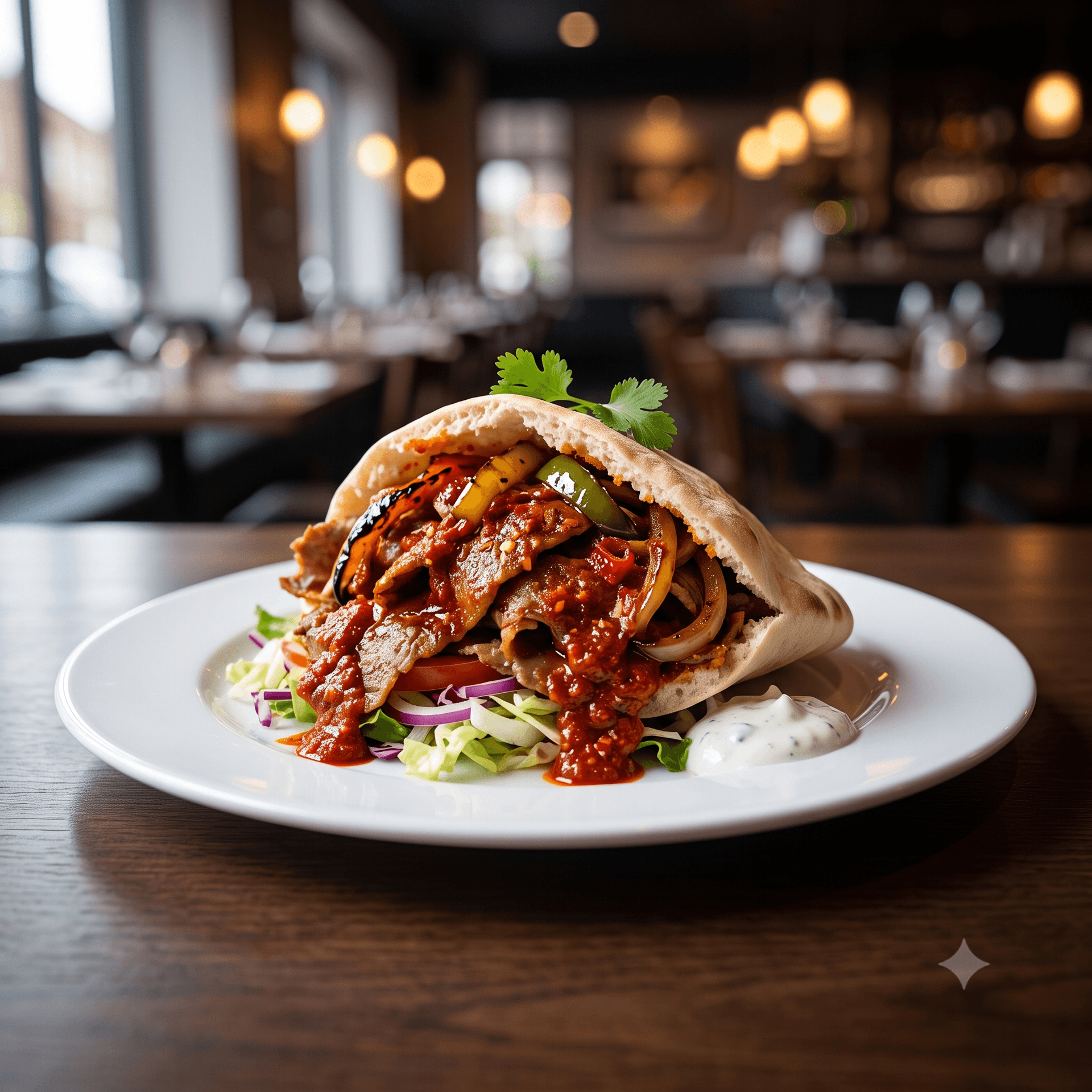 Spicy Naga Doner Kebab