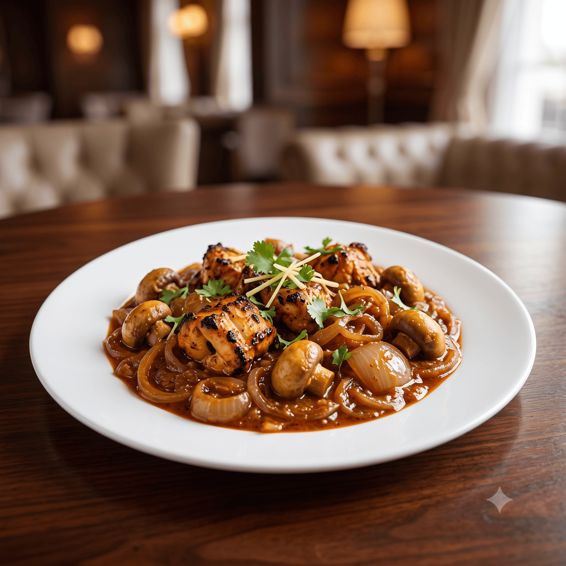 Chicken Tikka Mushroom Dopiaza Special